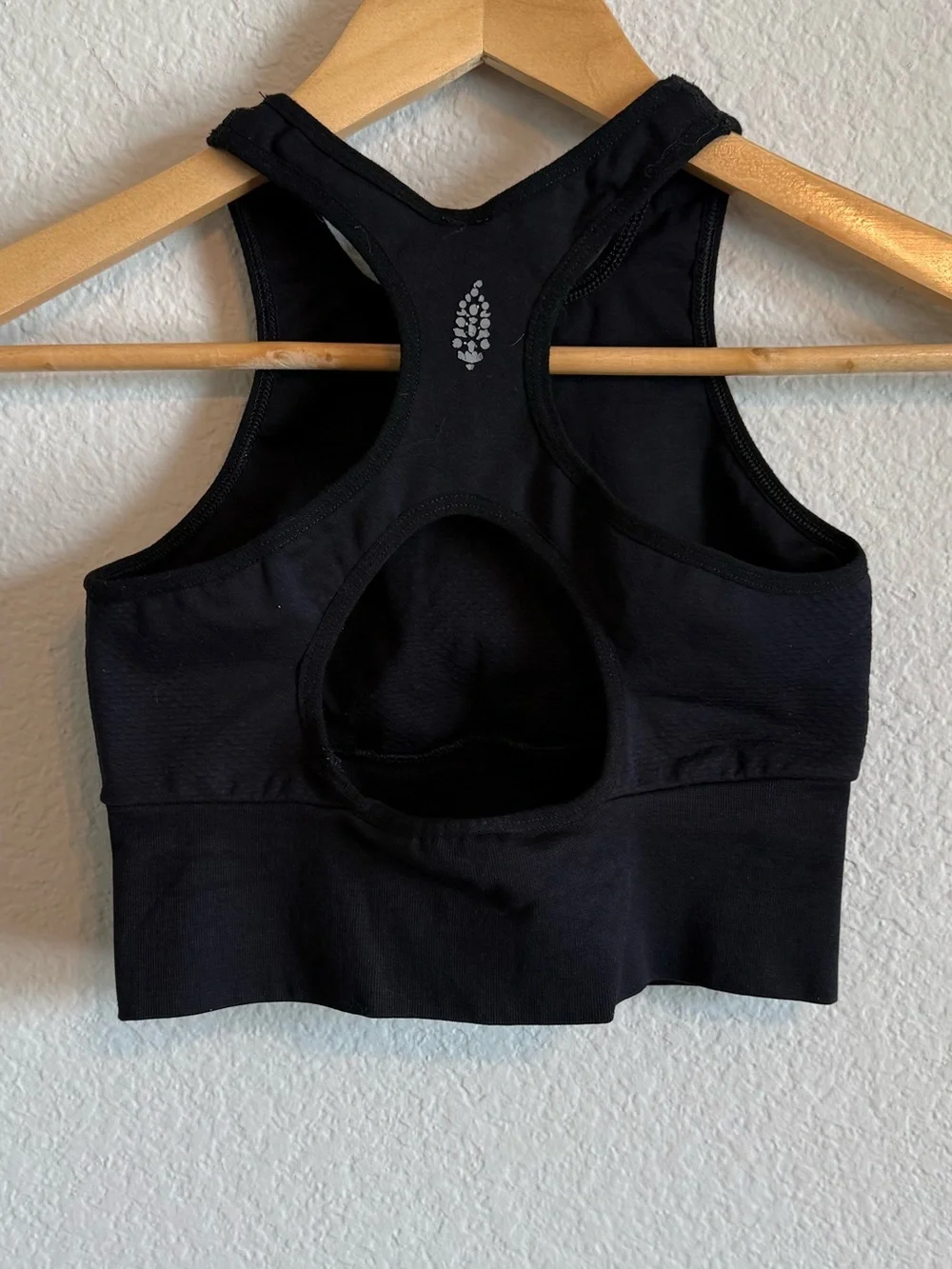 Free People FP Movement Black Every Single Time Bra Sports Bra OB1369067 Size XS